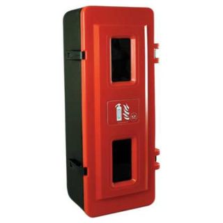 Jonseco JBXE83 Fire Extinguisher Cabinet, 20 lb, Blk/Red