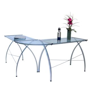 Calico Designs Jameson LS Silver/ Blue Glass Workcenter Today $166.53