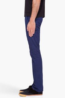 G Star Slim Navy Bronson Trousers for men