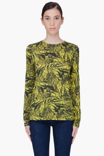 Proenza Schouler Yellow Long Sleeve T shirt for women