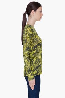Proenza Schouler Yellow Long Sleeve T shirt for women