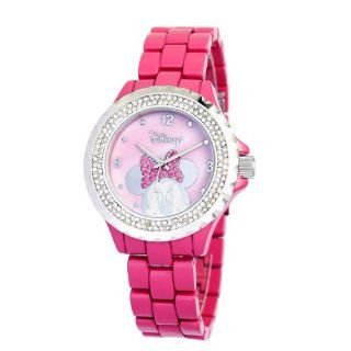 Ewatchfactory Womens 56270 1C Disney Minnie Mouse Pink Enamel Sparkle