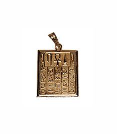 18K Egyptian Jewelry Pendants   Health, Life and Power