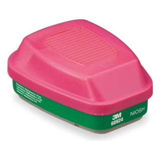 3M 60924 Combination Cartridge, Green/Magenta, PK 2