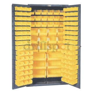 Durham 3501 BDLP 132 95 Bin Cabinet, H 72 In, W 36 In, 132 Bins