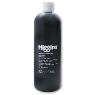 Higgins Black 32 ounce Waterproof India Ink Today $41.49
