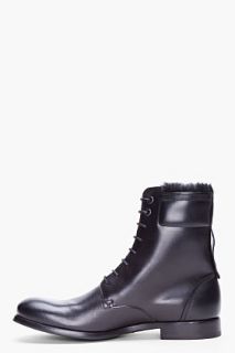 Yves Saint Laurent Rabbit Fur Nolita Boots for men