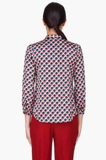 Marc By Marc Jacobs Silk Katya Print Blouse for women