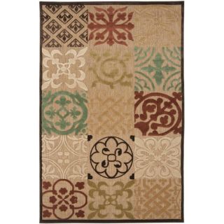 Woven Equinox Natural Indoor/Outdoor Moroccan Tile Rug (5 x 76)