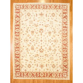 Afghan Hand knotted Vegetable dyed Wool Rug (99 x 134)