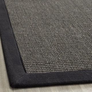 Hand woven Natural Fiber Serenity Charcoal Sisal Rug (9 x 12