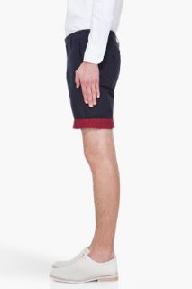 Marc By Marc Jacobs Blue Warren Check Shorts for men