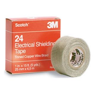 3M 24 1X100FT Electrical Flat Shielding Splicing & Insulating Tape