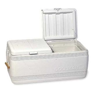 Coleman 5250B798 Marine Chest Cooler, 223 Cans, White