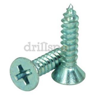 DrillSpot 1131512 #4 24 x 1 Phillips Flat Head Sheet Metal Screw Type