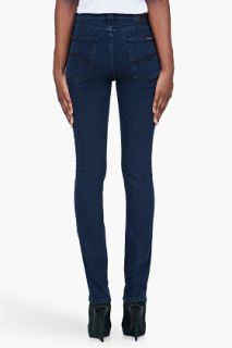 Nudie Jeans Dark Blue High Kai Organic Jeans for women