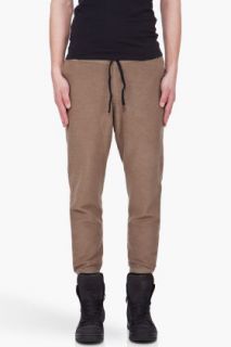 Robert Geller seconds Clay Reverse Cropped Lounge Pants for men