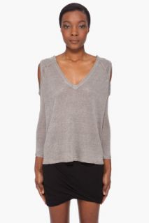 Surface To Air Grey Diamond Sweater for women