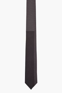 Neil Barrett Slate Grey Microdesign Slim Tie for men