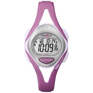 Timex Womens Ironman Sleek 50 Lap Pastel Pink Resin Watch