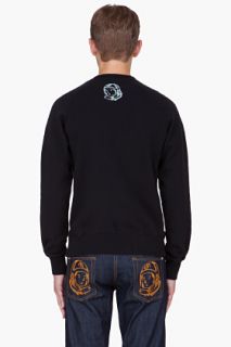 Billionaire Boys Club Black Classic Logo Lure Sweater for men