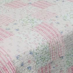 Spring Flowers Twin size Quilt Set