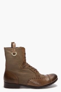 Schmoove Charlie Hi Brogue Thread Boot for men