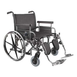 Approved Vendor MDS809750 26 in. Wheelchair with Elevating L/R