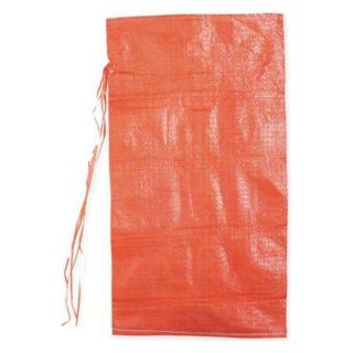 Jackson Safety 17298 Sand Bag, Orange, 26 In. L, 14 In. W, PK 100