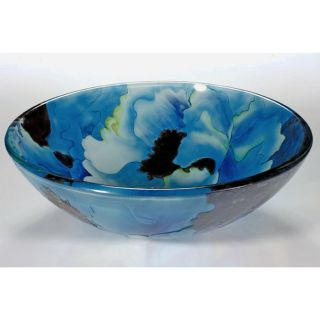 Legion Furniture Blue Tempered Glass Sink Bowl Today $134.99 4.5 (2
