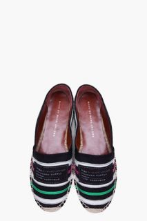 Marc By Marc Jacobs Striped Textile Espadrille Flats for women