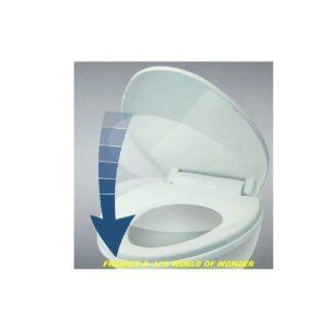 Elongated Slow closing Toilet Seat White