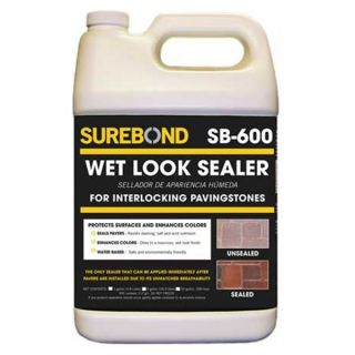 Surebond SB 600 G Sealer, 1 gal, Clear, Wet Look, Hi Gloss