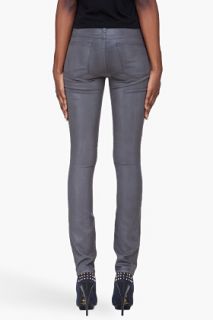 Helmut Super Skinny Coated Grey Jeans for women