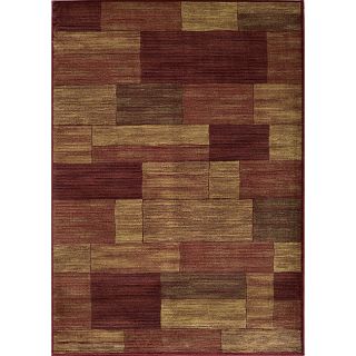 loomed illusion red bricks rug 7 10 x 9 10 compare $ 529 00 sale $ 322