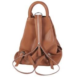 Journee Collection Womens Faux Leather Multi Pocket Backpack