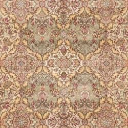Asian Hand knotted Royal Kerman Multicolor Wool Rug (10 x 14