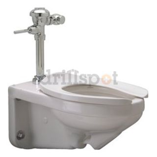 Zurn Z5615.258.00.00.00 1.28 GPF Wall Hung Toilet with Manual