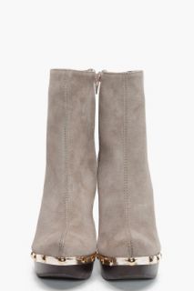 Diane Von Furstenberg Fausta Two Suede Boots for women