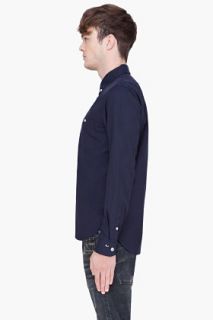 Marc By Marc Jacobs Navy Oxford Shirt for men