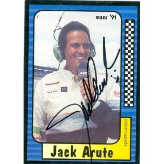 autographed Trading Card (Auto Racing) Maxx 1991 #221 Collectibles