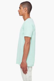 Balmain Pale Green T shirt for men