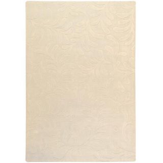 Candice Olson Loomed Ivory Floral Pllush Wool Rug (5 X 8) Today $
