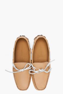 J. Lindeberg Beige Carshoe Character Loafers for men