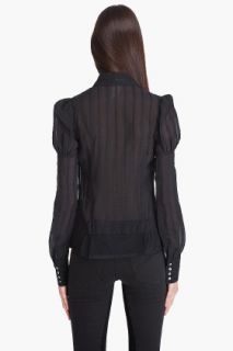 Bird By Juicy Couture Tulle And Ribbon Blouse for women