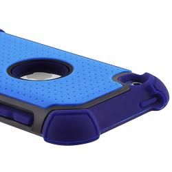 Blue/ Black Hybrid Armor Case for Apple iPod touch 4th Generation