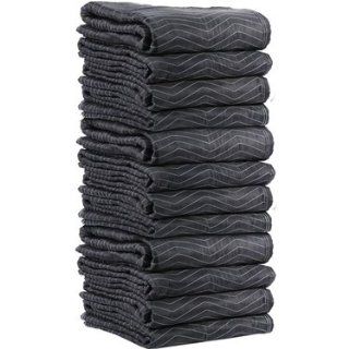 The BEST Moving Blankets / Moving Pads 72x80 Black/White (90lbs