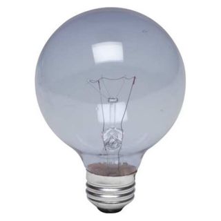 GE Lighting 60G25C/RVL PQ1/6 Incandescent Light Bulb, G25, 60W