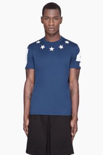 Givenchy Blue Stars #74 Jersey T shirt for men