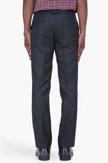 Marni Charcoal Light Twisted Flannel Trousers for men
